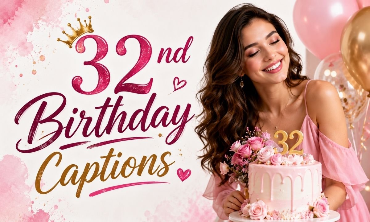 32nd birthday captions