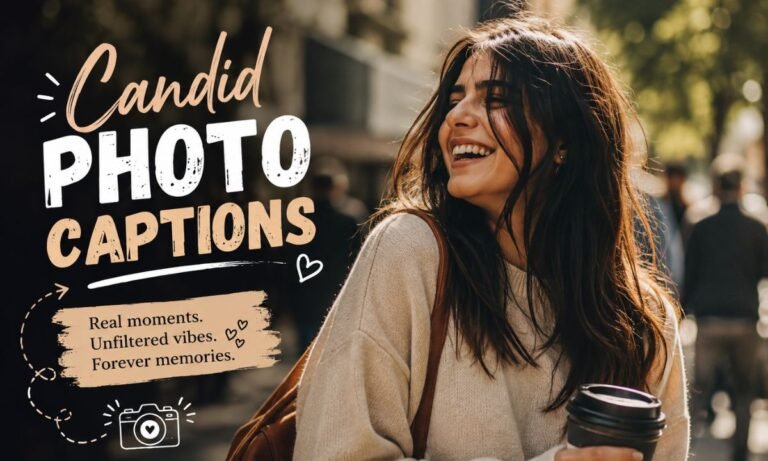 Candid Photo Captions