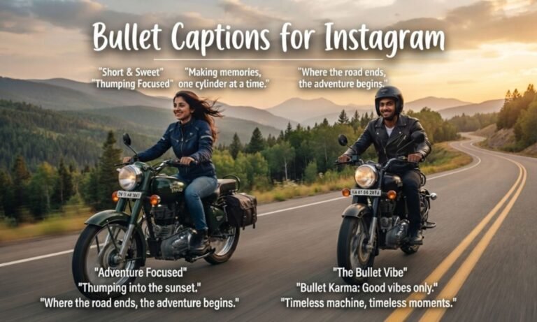 Bullet Captions for Instagram