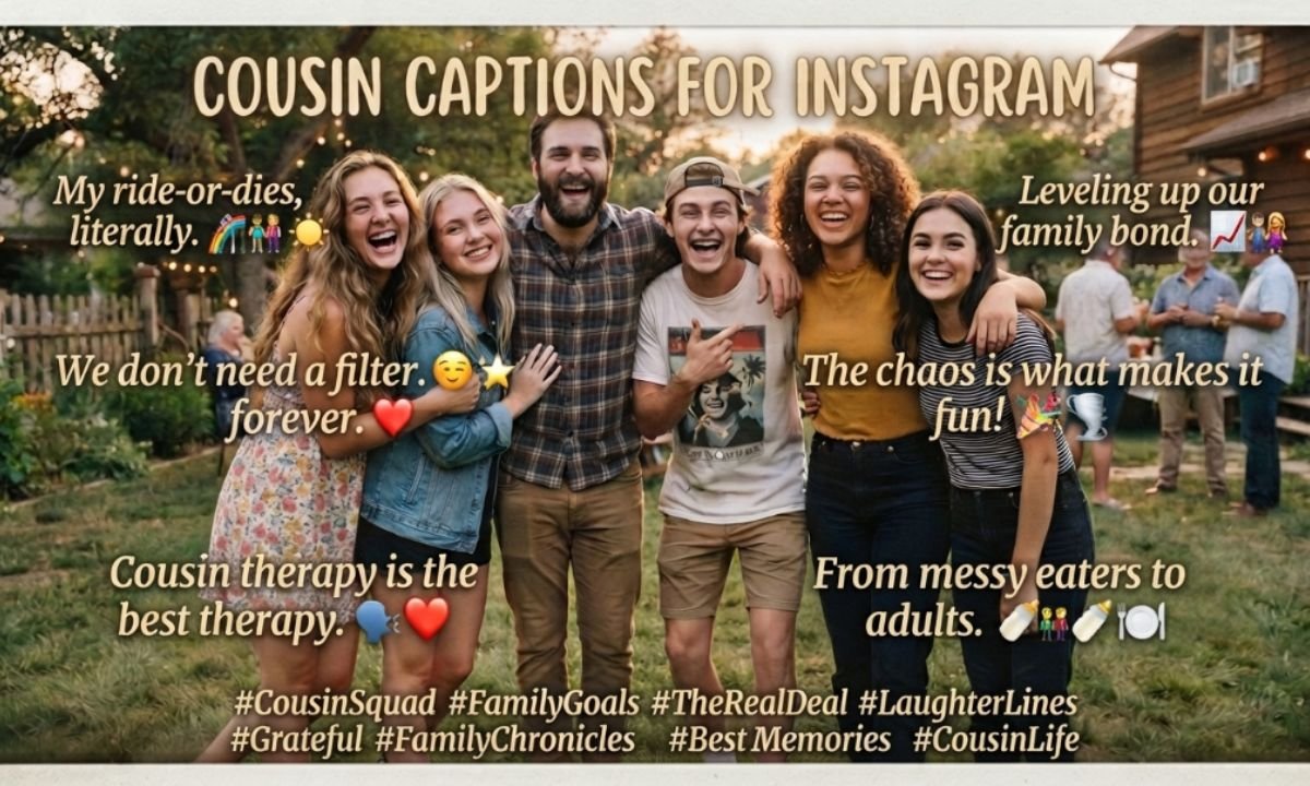 Cousin Captions for Instagram