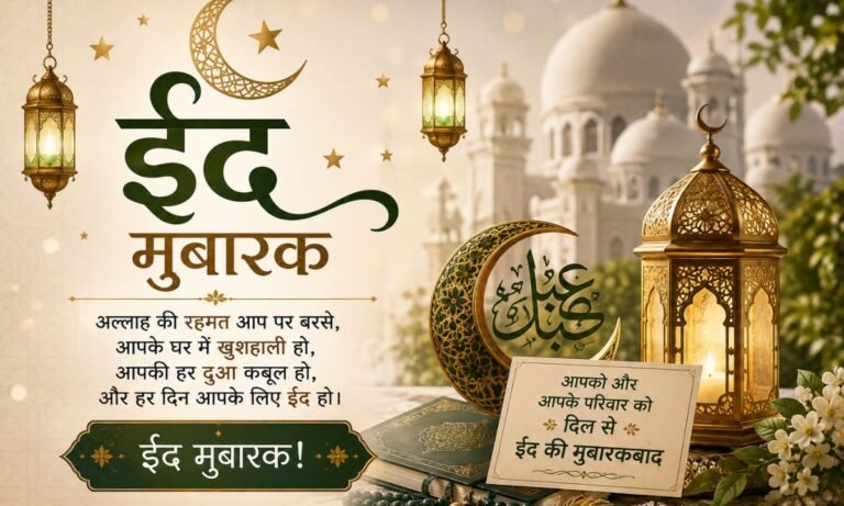 Eid Mubarak Wishes in Hindi