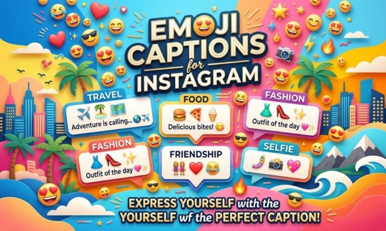 Emojji Captions For Instagram