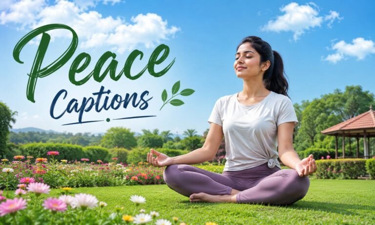 Peace Captions