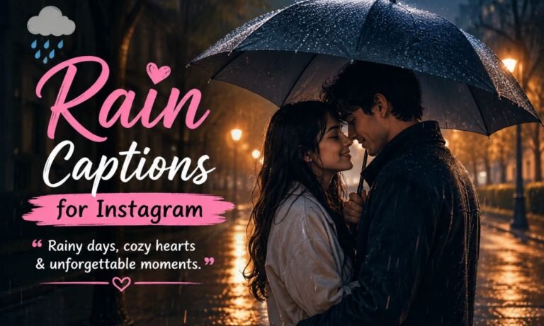 Rain Captions For Instragram
