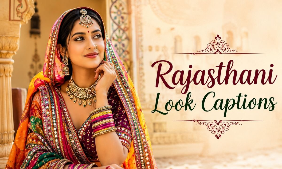 Rajasthani Look Captions