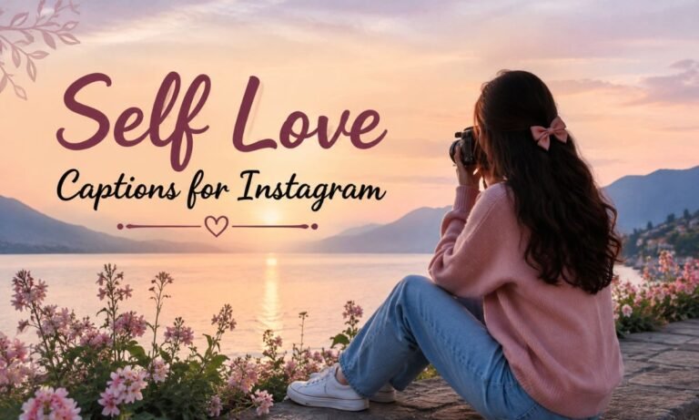 Self Love Captions For Instagram