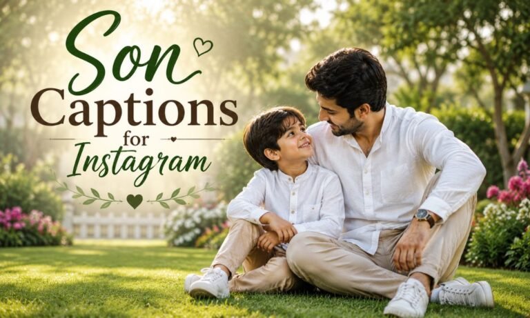 Son Captions For Instagram