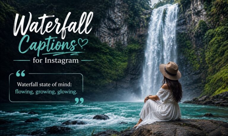 Waterfall Captions For Instagram