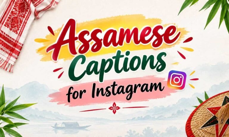 assamese captions for instagram