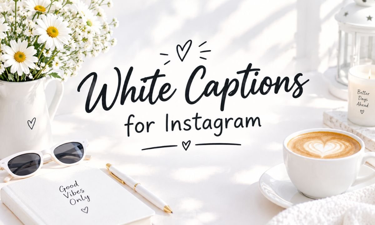 white captions for instagram